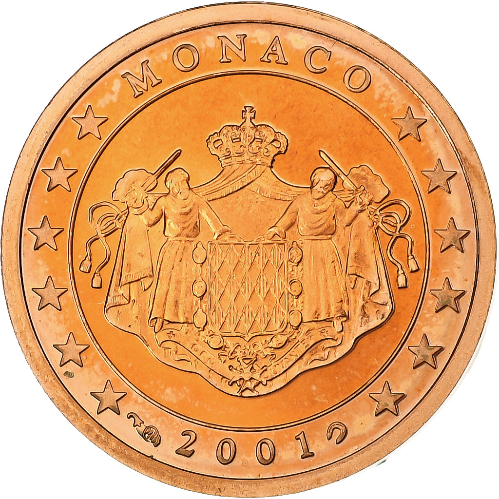 Monako, 
  
  Rainier III, 
  
  2 euro centy