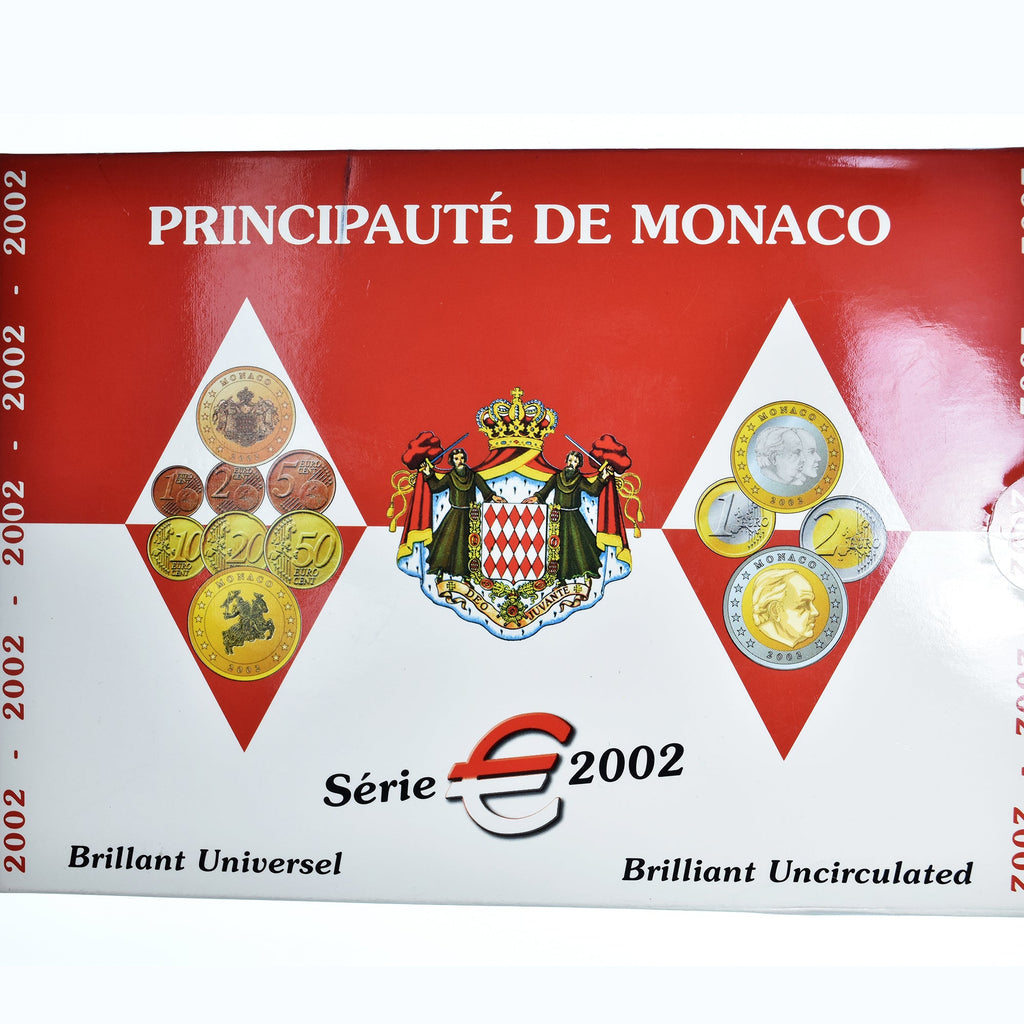 Monako, 
  
  1 cent až 2 eura, 
  
  Rainier III
