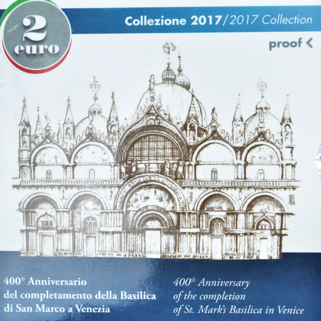 Itálie, 
  
  2 eura, 
  
  San Marco