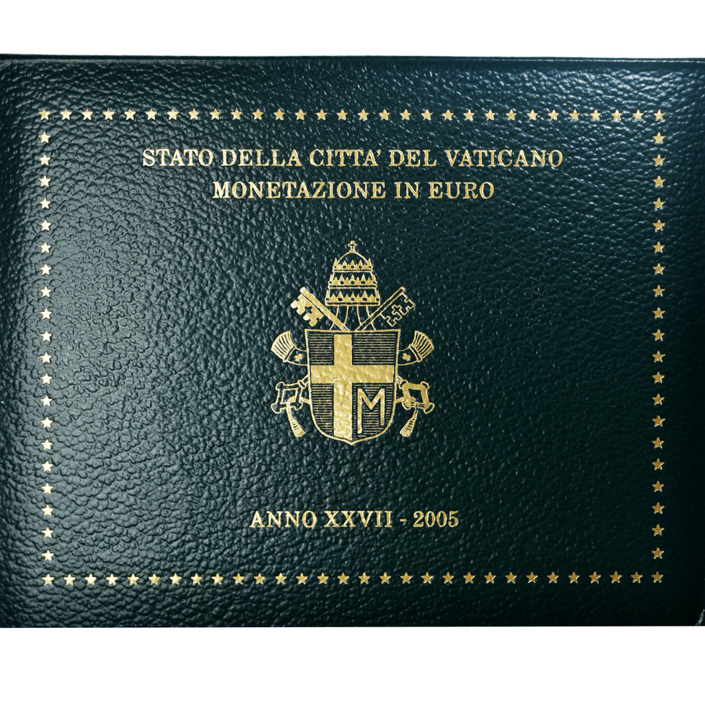 Vatikán, 
  
  1 cent až 2 eura, 
  
  2005