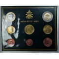 Vatikán, 
  
  1 cent až 2 eura, 
  
  2005