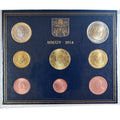 Vatikán, 
  
  1 cent až 2 eura, 
  
  2014