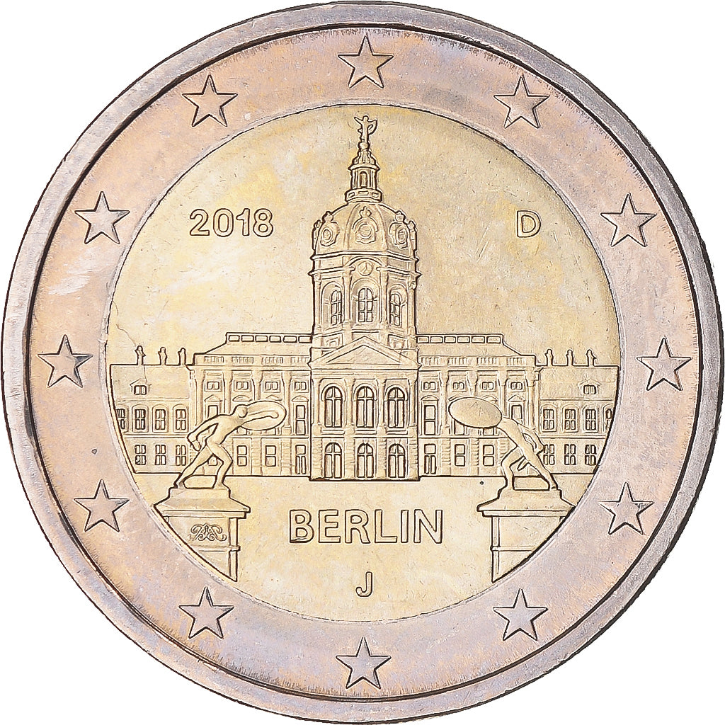 NĚMECKO - FEDERÁLNÍ REPUBLIKA, 
  
  2 eura, 
  
  Berlín
