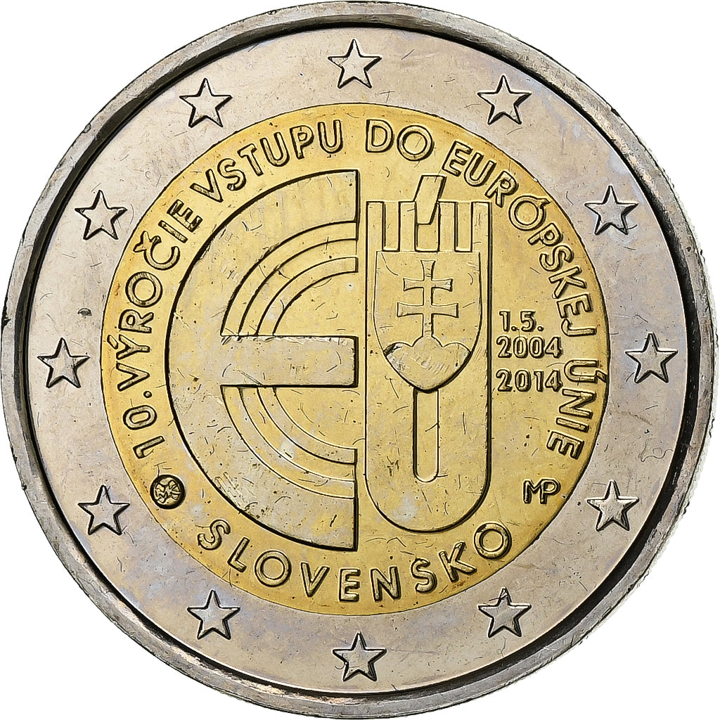 Slovensko, 
  
  2 eura, 
  
  2014