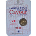 Itálie, 
  
  2 eura, 
  
  Camillo Benso comte di Cavour