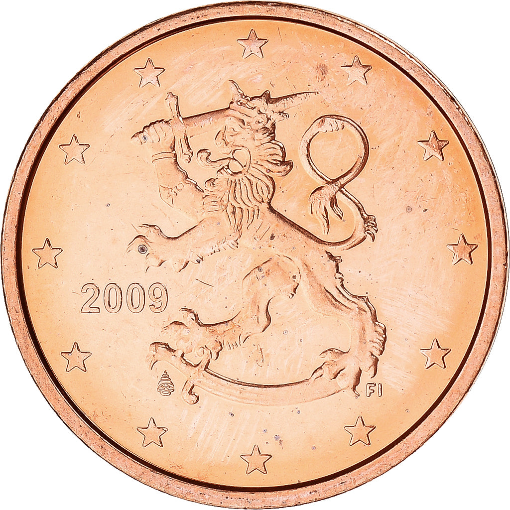 Finsko, 
  
  2 euro centy, 
  
  2009