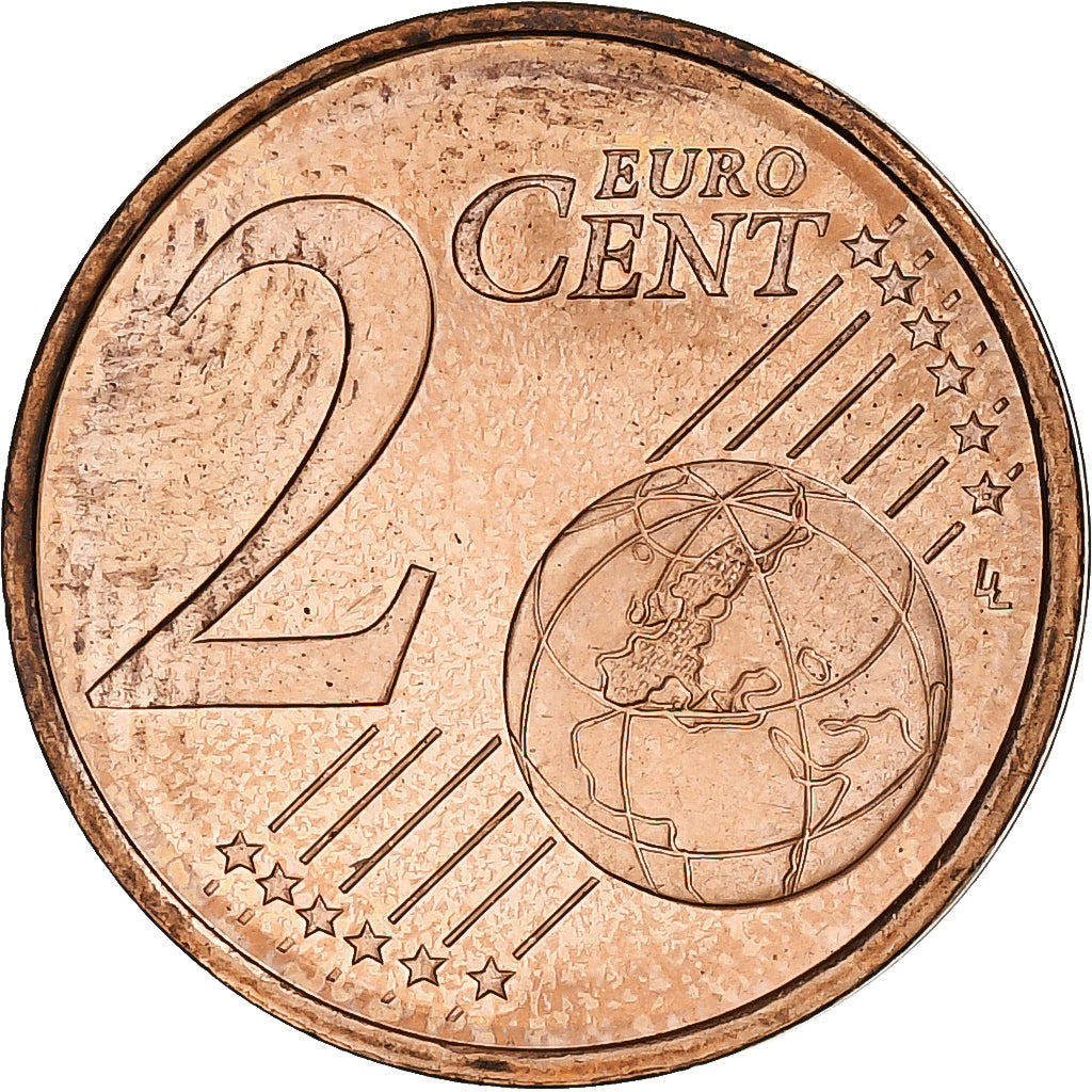 Finsko, 
  
  2 euro centy, 
  
  2000