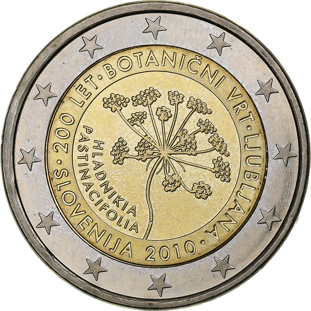 Slovinsko, 
  
  2 eura, 
  
  2010