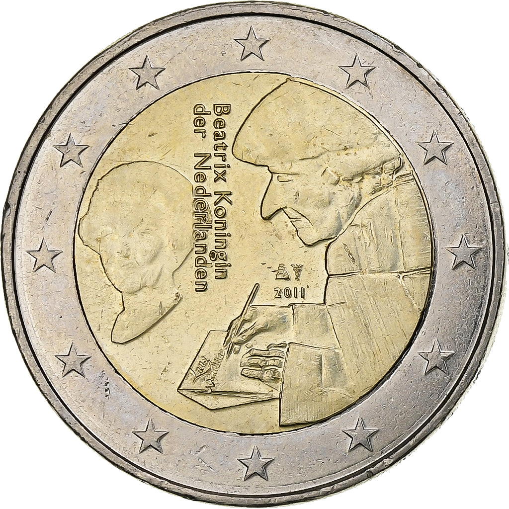 Nizozemí, 
  
  Beatrix, 
  
  2 eura