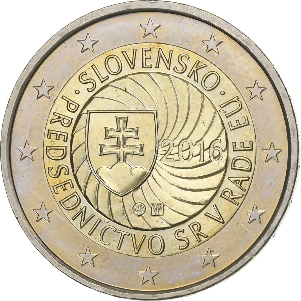 Slovensko, 
  
  2 eura, 
  
  2016