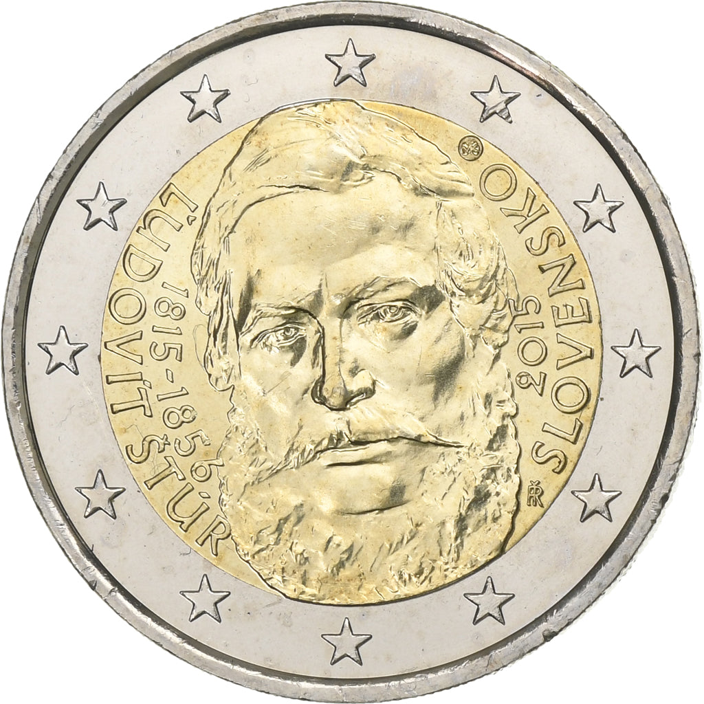 Slovensko, 
  
  2 eura, 
  
  2015