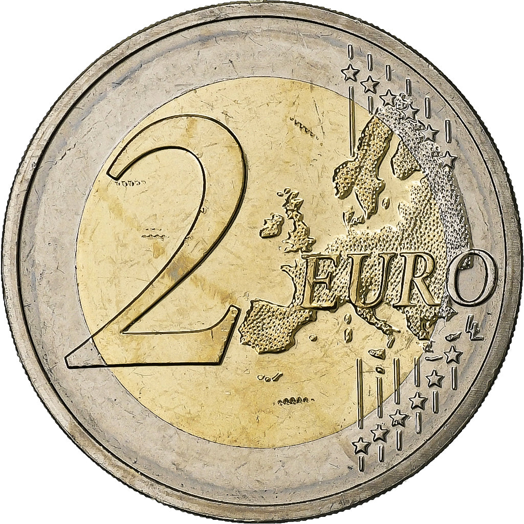 Malta, 
  
  2 eura, 
  
  Drapeau européen