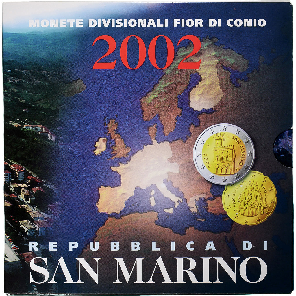 San Marino, 
  
  Sada 1 ct. - 2 eura, 
  
  FDC