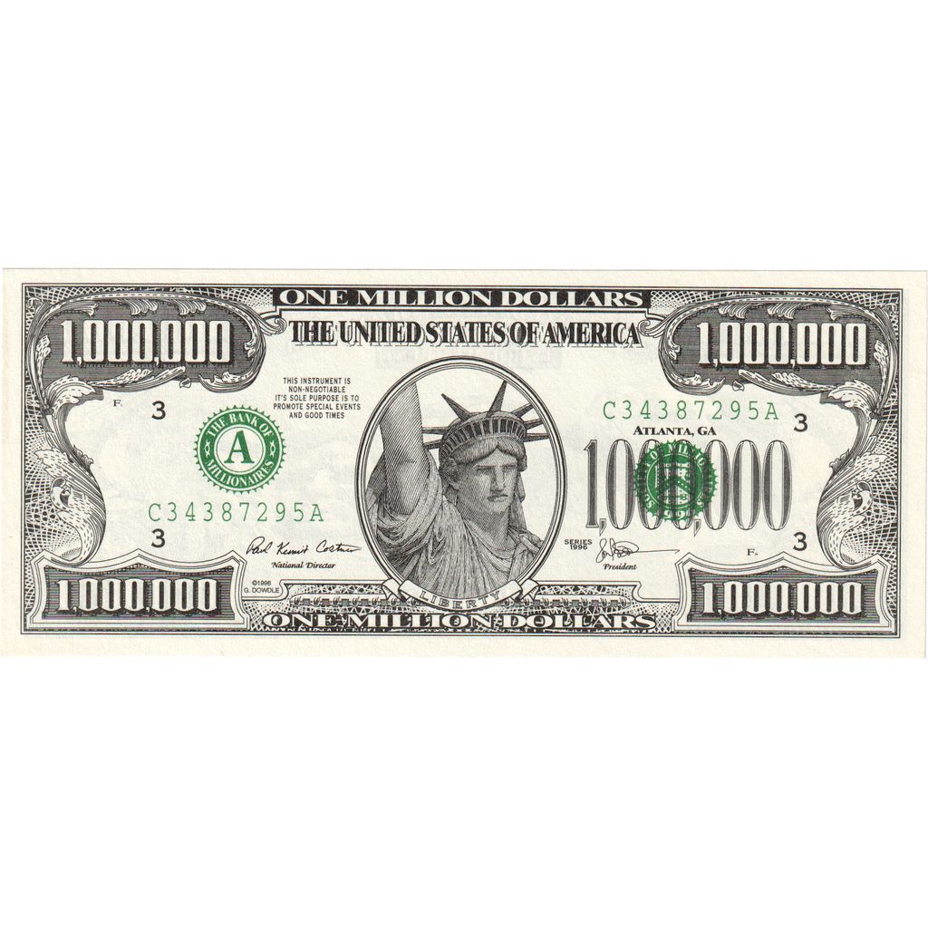 Spojené státy, 
  
  Dolar, 
  
  1996