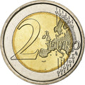 Itálie, 
  
  2 eura, 
  
  30 ans Drapeau européen