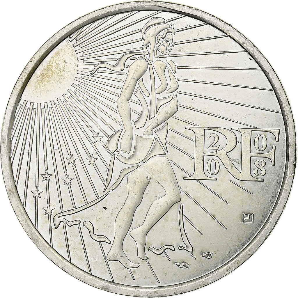 Francie, 
  
  15 euro, 
  
  Semeuse