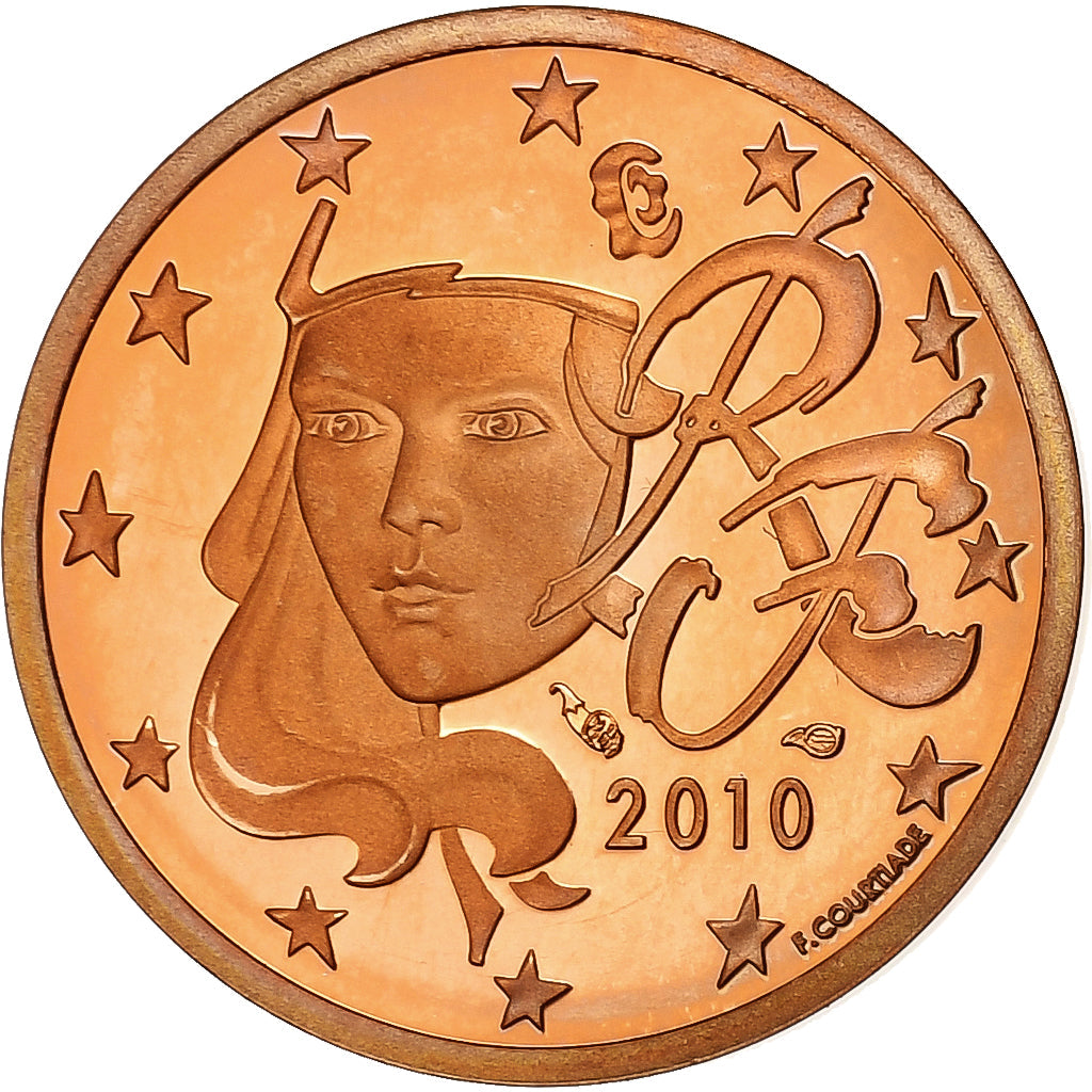 Francie, 
  
  2 euro centy, 
  
  2010