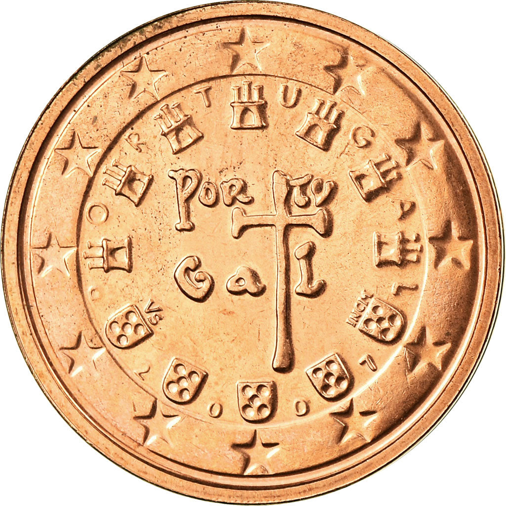 Portugalsko, 
  
  2 euro centy, 
  
  2007