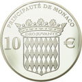 Monako, 
  
  10 euro, 
  
  Honoré II - Titr princ