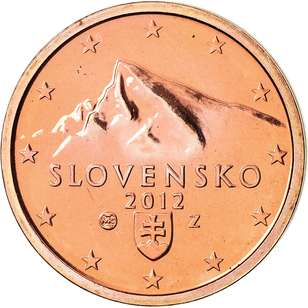 Slovensko, 
  
  2 euro centy, 
  
  2012