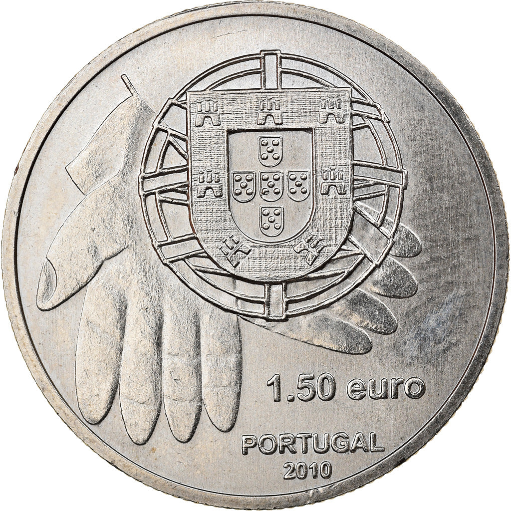 Portugalsko, 
  
  1–1/2 eura, 
  
  2010