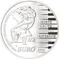Francie, 
  
  1–1/2 eura, 
  
  Fryderyk Chopin