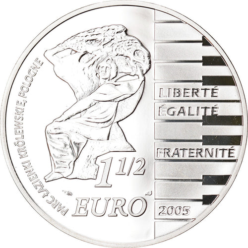 Francie, 
  
  1–1/2 eura, 
  
  Fryderyk Chopin